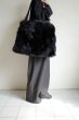 画像12: ssstein         SHEEP FUR FLAP SHOULDER BAG・BLACK×BLACK (12)