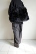 画像10: ssstein         SHEEP FUR FLAP SHOULDER BAG・BLACK×BLACK (10)