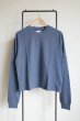 画像2: renewces       "The type2 LONG SLEEVE T-sh"・E.S.C greenish blue×navy (2)