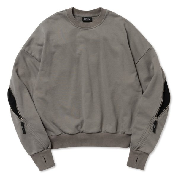 画像1: ROTOL       TRANSFORM CREW NECK SWEAT・GRAY (1)