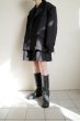 画像11: HeRIN.CYE       Over size jacket・BLACK (11)