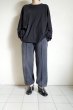 画像14: THE JEAN PIERRE       Pigmentdye Dove Sweat Trouser ・fade blk (14)