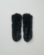 画像1: ssstein        SHEEP FUR ARM WARMER・BLACK (1)