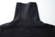 画像3: ssstein       EXTRA FINE WOOL WARM KNIT TURTLE NECK LS・BLACK (3)