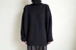 画像5: ssstein       EXTRA FINE WOOL WARM KNIT TURTLE NECK LS・BLACK (5)