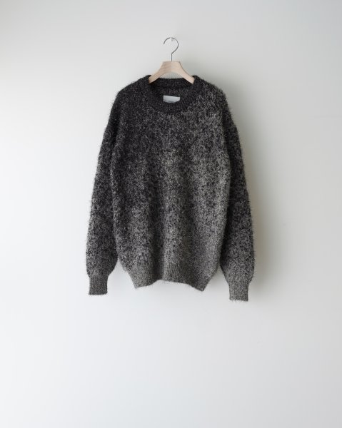 画像1: ssstein       GLITTER FUR KNIT GRADATION CREW NECK LS (1)