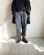 画像16: THE JEAN PIERRE       Pigmentdye Dove Sweat Trouser ・fade blk (16)