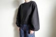 画像18: Mediam       Curve Sleeve Sweat Pullover・Black (18)