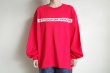 画像7: renewces       "a slightly different box silhouette long sleeve T-sh"・attack of youth RED (7)