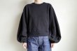 画像10: Mediam       Curve Sleeve Sweat Pullover・Black (10)