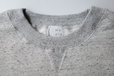 画像1: Mediam       Curve Sleeve Sweat Pullover・Gray