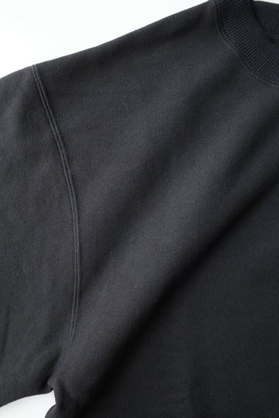 画像2: Mediam       Curve Sleeve Sweat Pullover・Black