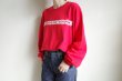 画像13: renewces       "a slightly different box silhouette long sleeve T-sh"・attack of youth RED (13)