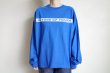 画像7: renewces       "a slightly different box silhouette long sleeve T-sh"・attack of youth BLUE (7)