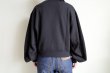 画像12: Mediam       Curve Sleeve Sweat Pullover・Black (12)