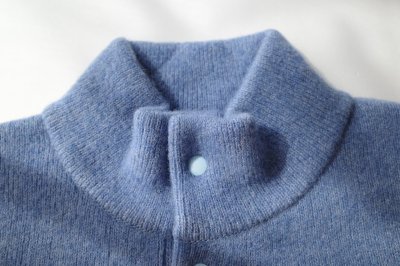 画像1: Blanc YM       Wool Fleece Snap Pullover