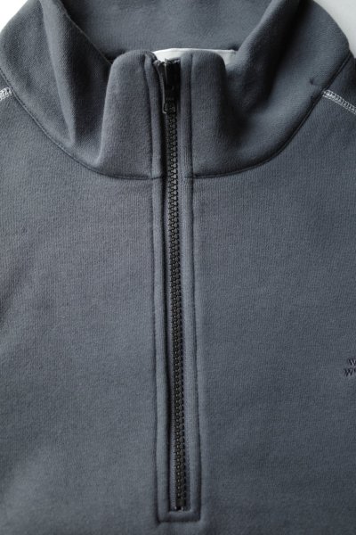 画像3: BAL       RUSSELL ATHLETIC HEAVY COTTON HALF ZIP・charcoal gray