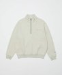 画像1: BAL       RUSSELL ATHLETIC HEAVY COTTON HALF ZIP・sand (1)