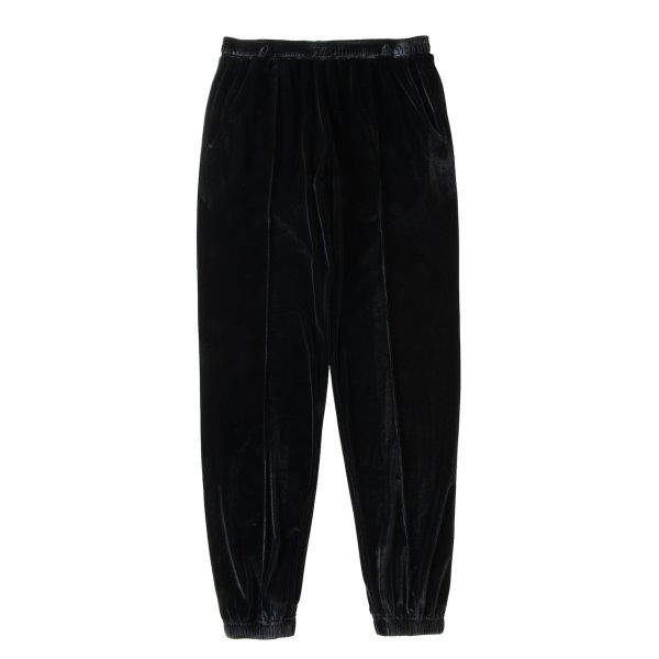 画像1: NEXUSVII.       VELOUR JERSEY PANTS・BLACK (1)