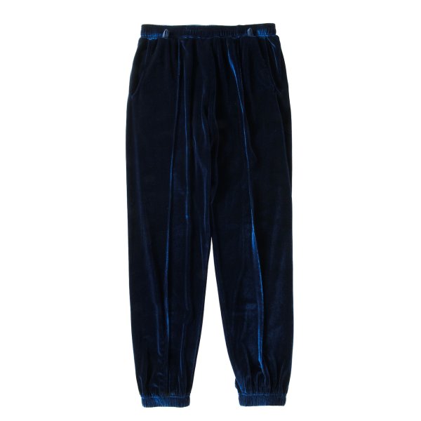 画像1: NEXUSVII.       VELOUR JERSEY PANTS・NAVY (1)