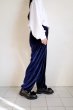 画像10: NEXUSVII.       VELOUR JERSEY PANTS・NAVY (10)