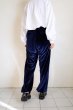 画像12: NEXUSVII.       VELOUR JERSEY PANTS・NAVY (12)