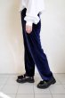 画像7: NEXUSVII.       VELOUR JERSEY PANTS・NAVY (7)