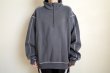 画像9: BAL       RUSSELL ATHLETIC HEAVY COTTON HALF ZIP・charcoal gray (9)