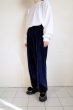 画像9: NEXUSVII.       VELOUR JERSEY PANTS・NAVY (9)