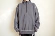 画像9: BAL       RUSSELL DISTRESSED ATHLETIC HEAVY COTTON HALF ZIP・charcoal gray (9)