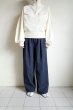 画像9: HeRIN.CYE       Half zip knit pullover・WHITE (9)