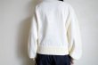 画像8: HeRIN.CYE       Half zip knit pullover・WHITE (8)