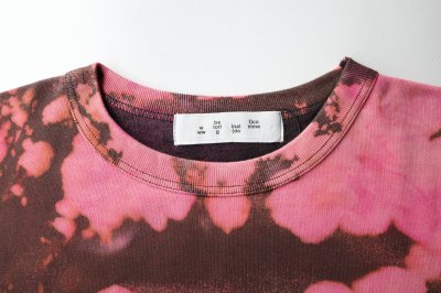 画像1: BAL         LOGO TIE DYE CREW by YUKIDYE・black