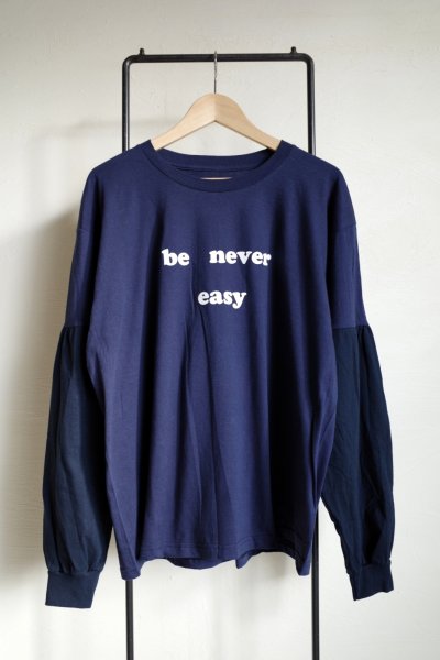 画像2: renewces       "3way Layered T-sh"・navy