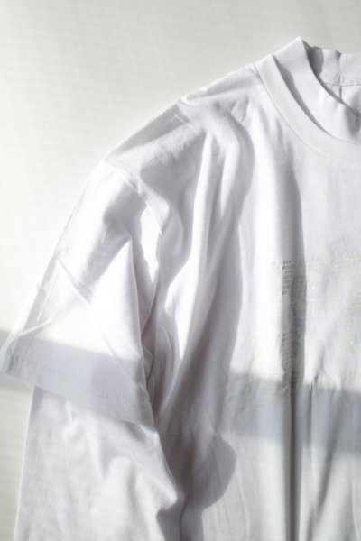 画像1: renewces       "3way Layered T-sh"・white