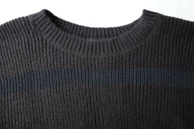 画像1: tactor        wide long brushed knit