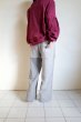 画像12: renewces       "bicolor combination pants"・l.grey×d.grey (12)