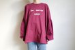 画像7: renewces       "3way Layered T-sh"・burgundy (7)