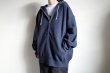 画像14: UNTRACE        PILE FLEECE SWEAT・DARK NAVY (14)