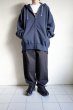 画像13: UNTRACE        PILE FLEECE SWEAT・DARK NAVY (13)