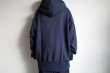 画像8: UNTRACE        PILE FLEECE SWEAT・DARK NAVY (8)