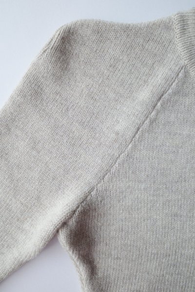 画像2: Mediam       Wool Knit Body Suit Like Pullover・mix