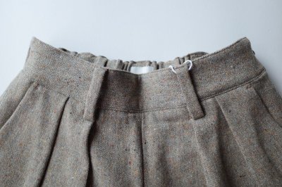 画像1: Mediam       Tweed Removable Pants・Sand