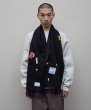 画像9: BAL       INOUE BROTHERS BRUSHED SCARF・black (9)