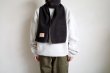 画像6: RELAX FIT       リラックスフィット ”FLEECE MUFFLER MINNEAPOLIS”・ブラック×クリーム (6)