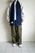 画像4: RELAX FIT       リラックスフィット ”FLEECE MUFFLER MINNEAPOLIS”・ネイビー×クリーム (4)