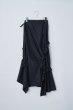 画像1: naokitomizuka       design skirt・black (1)