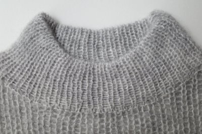 画像1: naokitomizuka       low gauge knit・charcoal