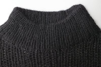 画像1: naokitomizuka       low gauge knit・black