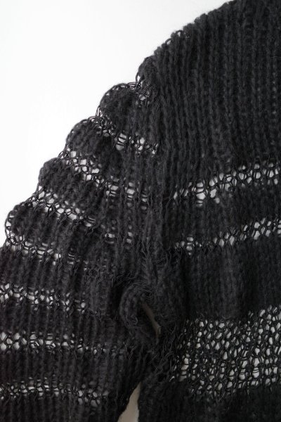 画像2: naokitomizuka       low gauge knit・black